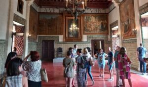 35 prescriptors de turisme visiten Gandia i Alfauir amb València Turisme 8 1757 gandia palau porja prescriptors turisme