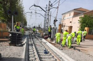 2334 trabajos de renovacion de via metrovalencia