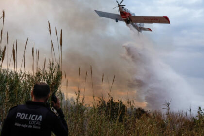 2564 riba roja incendio avioneta