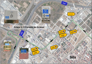 Obras en la V-31 entre Silla y Albal afectarán a los usuarios hasta el 31 de octubre 17 4114 silla albal obres