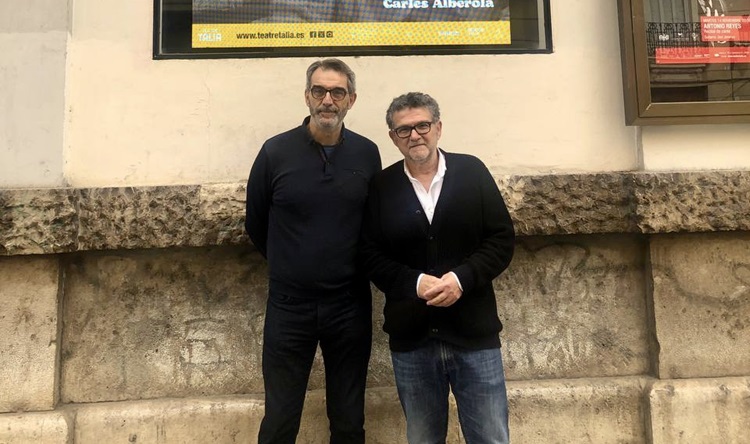 4117 el teatre talia estrena lultim ball una comedia interpretada por carles alberola y alfred pico