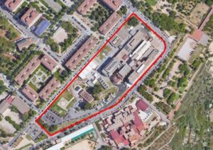 L'Ajuntament d'Alcoi dona llum verda perquè la Generalitat puga ampliar l'Hospital de la Mare de Déu dels Lliris 41 599 alcoi ortofoto hospital mare deu lliris
