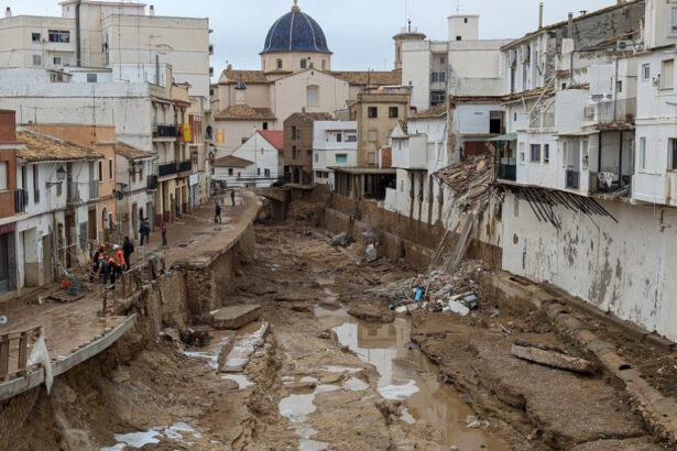 El barranco de Chiva, tras la dana.