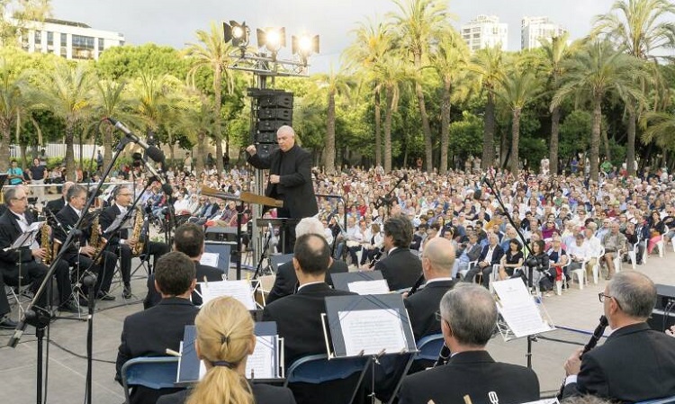 6576 la banda municipal ofrecera cuatro conciertos gratuitos en los jardines del palau