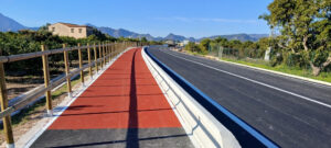 Abierta la CV-681 entre Almoines y Bellreguard tras ampliar su plataforma y construir un carril ciclopeatonal 5 6822 20241216 103329