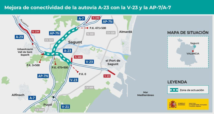 770 sagunt ap 7 carretera mapa