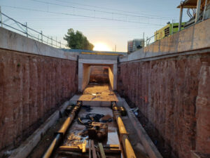 Dos pasos inferiores en la línea 3 de Metrovalencia entre Alboraia y Almàssera mejorarán la seguridad 7 9057 241019 med paso inferior carraixet foto 2