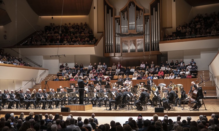 3075 la banda sinfonica municipal lleva al palau de la musica su concierto de navidad