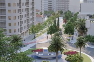 Imatge del projecte de remodelació de l'Avinguda del Grau de Gandia.
