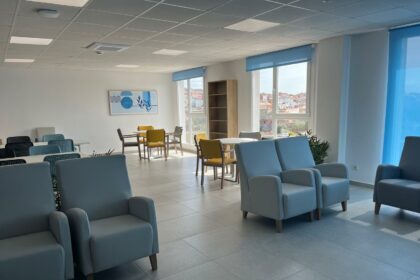 Sala de la nova residència de la Vall d'Uixó.