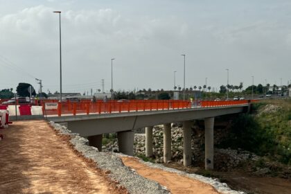 El puente recuperado en Torrent cuenta con 4 carriles.