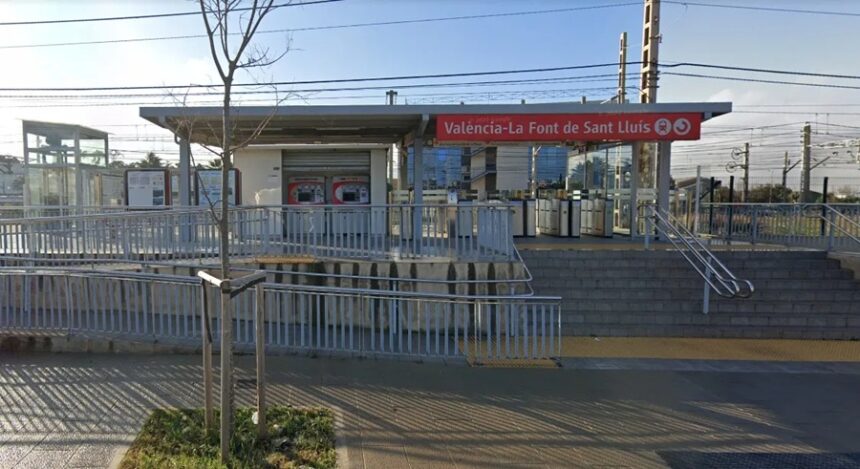 Estación Font de Sant Lluís de València.