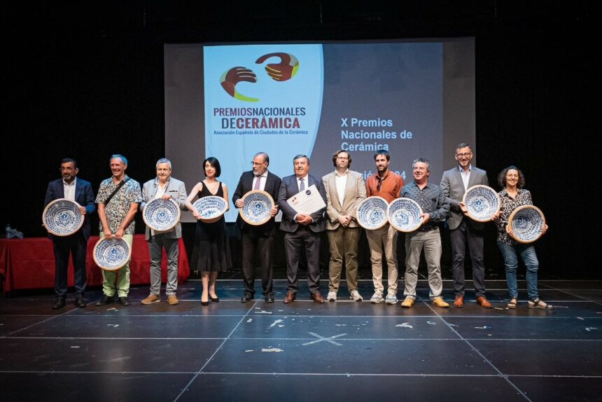 Galardonados en los X Premios Nacionales de Cerámica.
