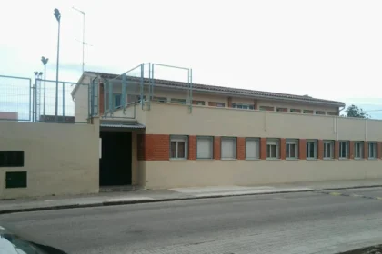 El CEIP Carmen Miquel de Algemesí, antes de la DANA
