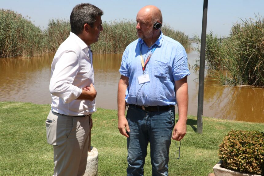 Carlos Mazón ha visitado l'Albufera.