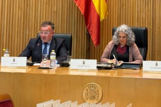 José Pla, president de Caixa Ontinyent, durant la jornada al Congrés.
