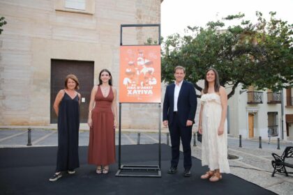 Presentació del cartell de la Fira de Xàtiva del 775 aniversari.