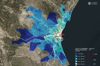 Mapa elaborado por el estudio de la UPV.