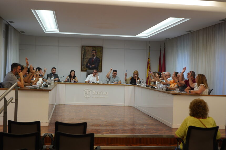 Ple municipal de Xàtiva.