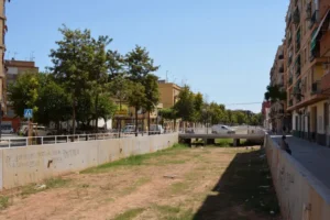El barranco de la Saleta de Aldaia se desborda durante la noche 30 Saleta 1