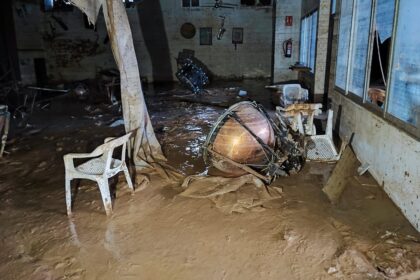 Estado en el que quedó la sede del CIM Massanassa ras el paso de la dana.