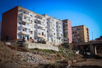 Edificios afectados por la dana en Torrent.