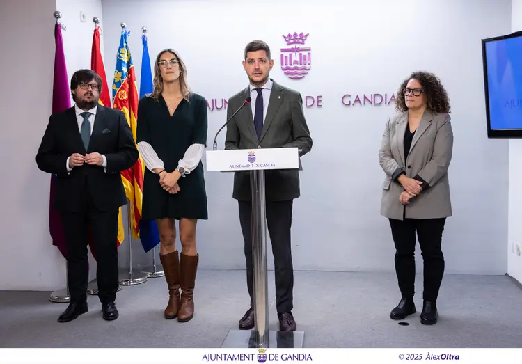 L'alcalde José Manuel Prieto ha presentat el sistema de Gandia.