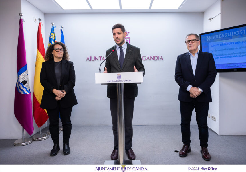 L'alcalde de Gandia ha presentat els pressupostos per 2026.
