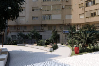 Imatge virtual del projecte de la futura plaça Luis Suñer d'Alzira.