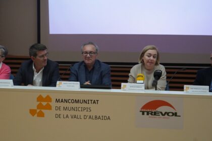 L'ajuda ha sigut anunciada a la seu de la Mancomunitat de Municipis de la Vall d'Albaida.