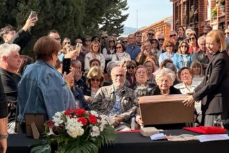 Acte de retorn de les restes de Miguel Alabort a Benigànim.