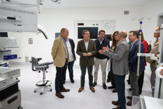 Visita del conseller de Sanitat a l'Hospital d'Ontinyent.