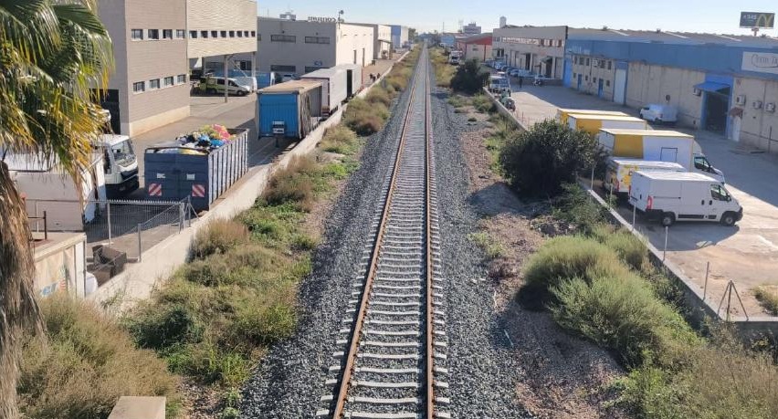 Línea C-3 de Cercanías de València una vez rehabilitada tras la DANA.