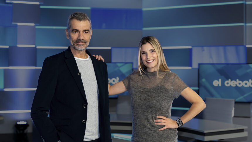 El debat A Punt presentat per Toni Canto amb Rosa Porta