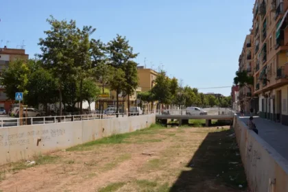 El barranco de la Saleta a su paso por Aldaia.