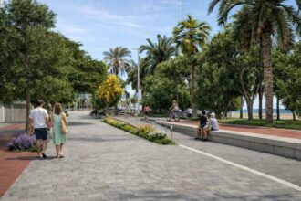 Imatge del projecte que s'executarà en primera línia de mar de Gandia.