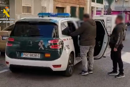 Uno de los detenidos en Torrevieja.
