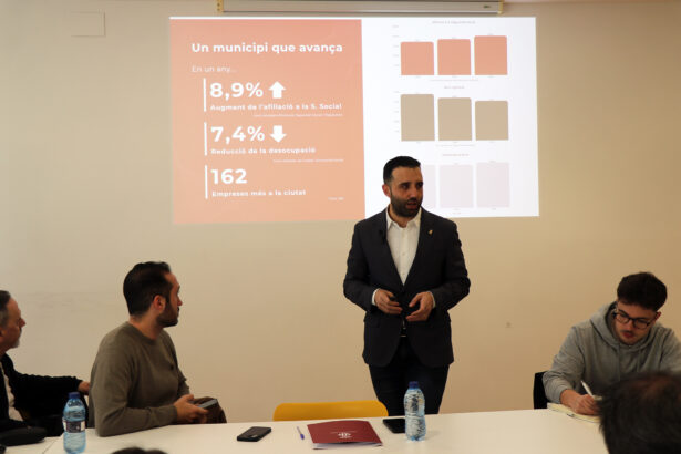 L'alcalde de Sagunt, durant la presentació.