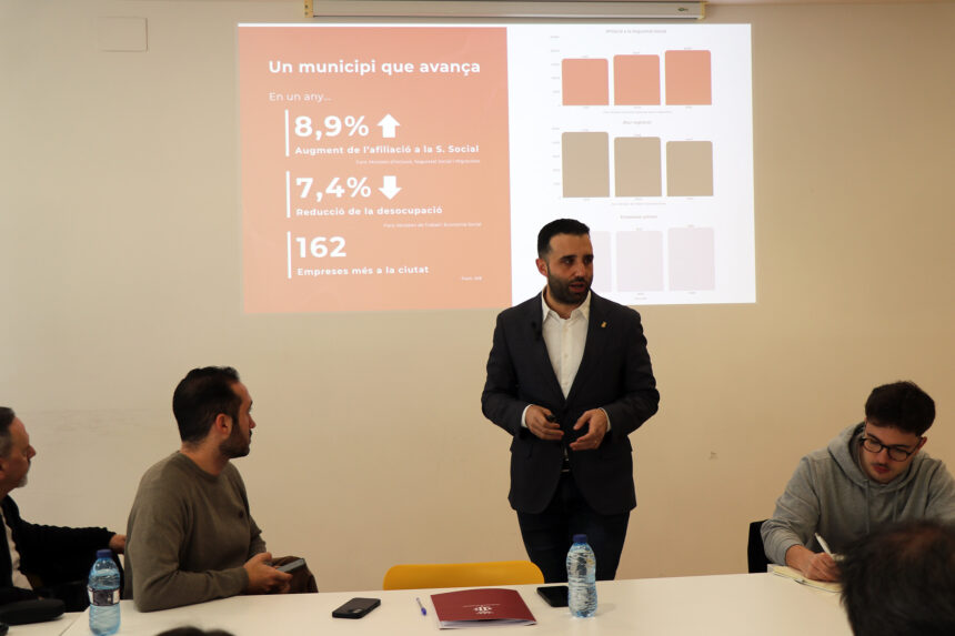 L'alcalde de Sagunt, durant la presentació.