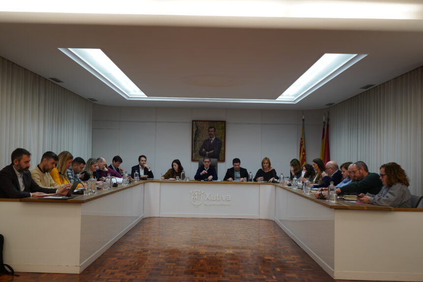 Ple municipal de Xàtiva.