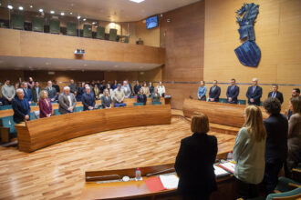 Pleno de la Diputació de València.