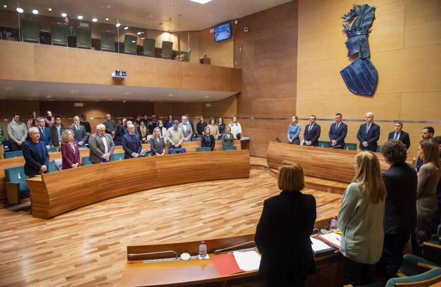 Pleno de la Diputació de València.