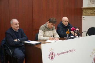 Teodoro Estrela, Alfons Domínguez i Miguel Polo.