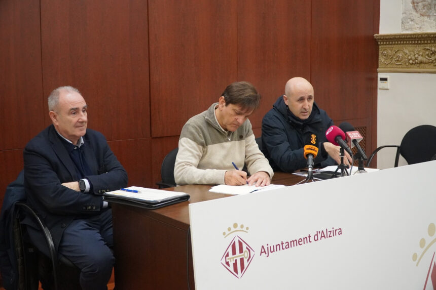 Teodoro Estrela, Alfons Domínguez i Miguel Polo.