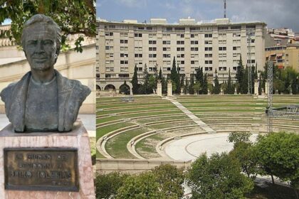 Bust de Julio Iglesias que té Benidorm al seu auditori que porta el seu nom.