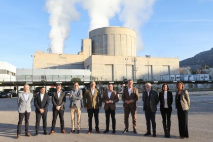 Visita institucional del president Juanfran Pérez Llorca a la nuclear de Cofrentes.