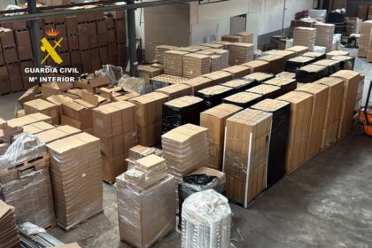 Tabac confiscatper la Guàrdia Civil a Muro.