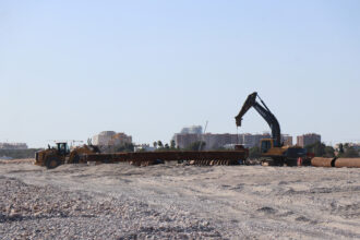 Treballs a la costa de Sagunt.