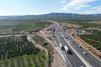 El 'bypass' ya ha recuperado su trazado original sobre el barranco del Poyo.