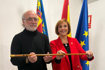 Juan Romero (Compromís) y Lola Celda (PSPV).